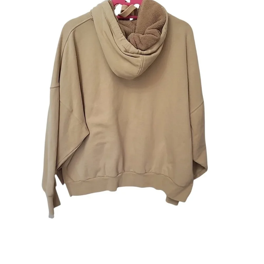 American Eagle Women Pullover S Big Hugs Keep Smiling Graphic Oversized Hoodie‎